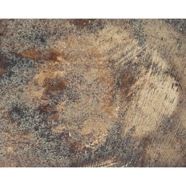 Metal Copper Cast Wall Plaque For Sale - Image 7 of 10