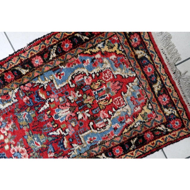 1920s, Antique Persian Hamadan Runner 2.5' X 10.3' For Sale - Image 11 of 12
