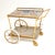 Mid-Century Modern Vintage Italian Brass Drinks Trolley, 1960s For Sale - Image 3 of 12
