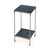 Stone Larkin 11.5 in. W Square Indoor Marble and Iron Side Table with Lower Open Shelf, Green Marble For Sale - Image 7 of 7