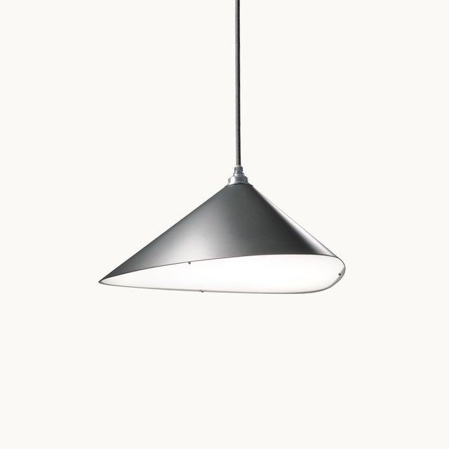Emily II Pendant Light in Anthracite Semi-Matte Paint by Daniel Becker for Moss Objects For Sale - Image 4 of 8