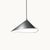Emily II Pendant Light in Anthracite Semi-Matte Paint by Daniel Becker for Moss Objects For Sale - Image 4 of 8