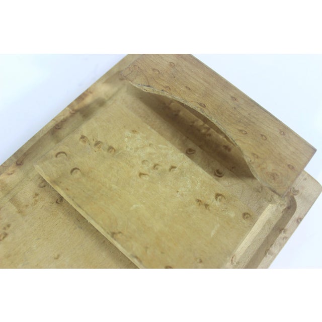 Wood Vintage Birds Eye Maple Oyster Chucking Board Wood For Sale - Image 7 of 10