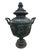 2000 - 2009 Vintage Cast Iron Urns With Classical Figural Reliefs For Sale - Image 5 of 12