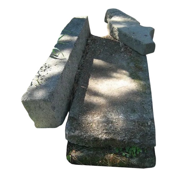 18th Century Rustic Tuff Stone Fireplace | Chairish