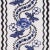 Contemporary SAMPLE - Schumacher X Rita Konig Serena Garland Fabric In Blue For Sale - Image 3 of 4