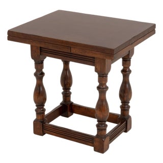 Victorian Oak Drawleaf Table, 19th Century For Sale