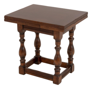 Victorian Oak Drawleaf Table, 19th Century