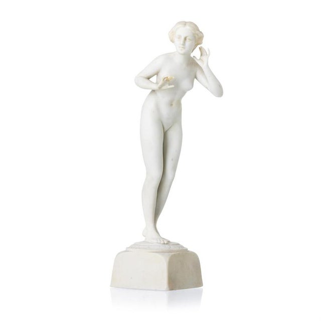 The Woman Who Sculpts Model in Porcelain by Otto Poertzel For Sale - Image 6 of 6