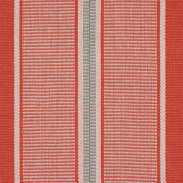 Traditional Schumacher X A Rum Fellow Scoop Stripe Fabric in Parasol For Sale - Image 3 of 4