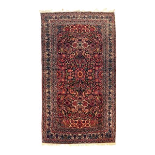 Antique Nain Toudeshk Rug 4'9'' x 8'5'' For Sale