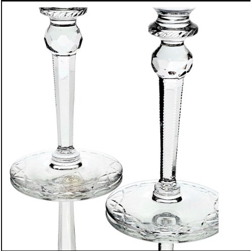Rogaska Gallia Cut Crystal Hock Wine Glasses, Set of Four, Etched European Stemware 8.25" For Sale - Image 4 of 7