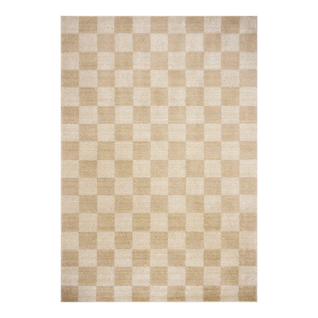Chris Loves Julia x Loloi Calvin Wheat / Ivory 2'-7" x 10'-0" Runner Rug For Sale