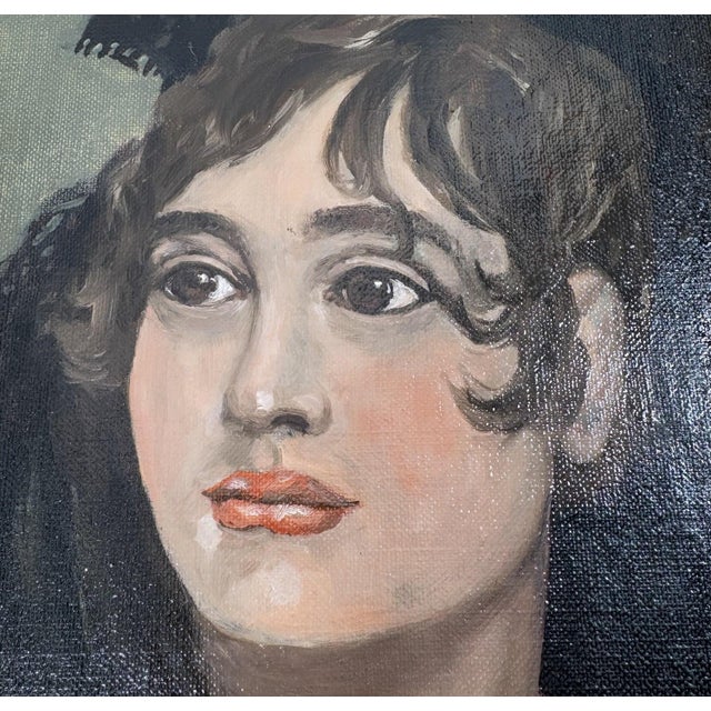 Shabby Chic Original Stephen LeBailly Oil Study – "Memory of Goya" in Gilded Frame For Sale - Image 3 of 6