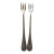 Antique International Silver Co. Hotel Ware Silver Plate Trident Oyster Forks Set of 2 From the Parker House Hotel in Boston Circa 1910 For Sale