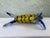 Late 20th Century Handblown Art Glass Tropical Fish Sculpture With Gold Aventurine Inclusions, Cobalt Blue & Yellow For Sale - Image 9 of 10