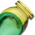 Mid 20th Century Murano Seguso Vetri d'Arte Sommerso Green Yellow Italian Art Glass Vintage Footed Flower Bud Vase For Sale - Image 5 of 5