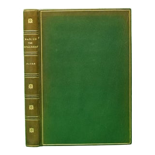 "Marius the Epicurean: His Sensations and Ideas" 1933 Pater, Walter For Sale