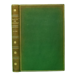 "Marius the Epicurean: His Sensations and Ideas" 1933 Pater, Walter