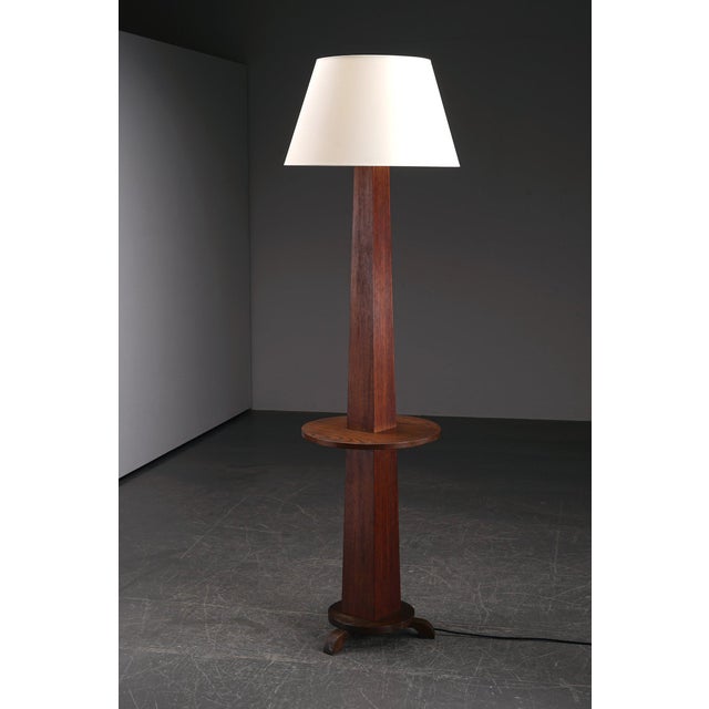 Brown Art Deco Standing Lamp, 1930s For Sale - Image 8 of 17