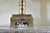 This is a pair of brass lamps from the USA Dated to the 1950s or 1960s They are connected by a 128 cm-long electrical cord...
