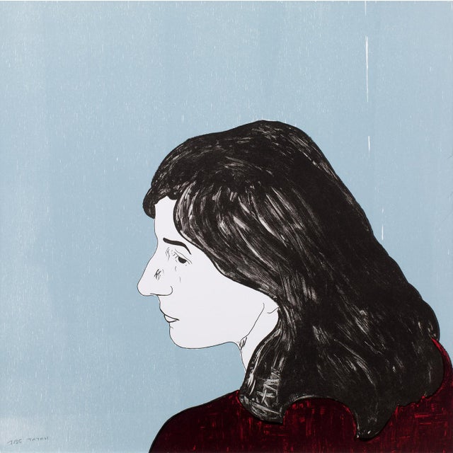 Djamel tatah untitled mel publisher editions black lithographic print on wood engraved background, on bfk rives paper...