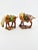 Add a touch of classical elegance to your home with this beautiful pair of vintage Chinese Tang-style horse figurines....