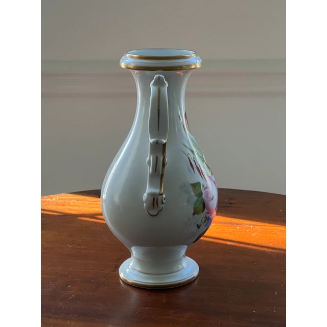 Vintage Hand Painted Vase— a Pair For Sale - Image 10 of 12