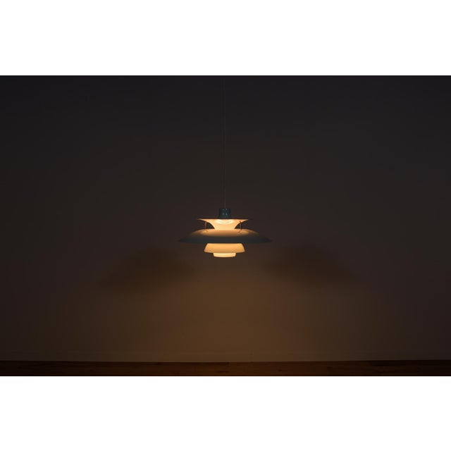 Metal Mid-Century Modern Model PH5 Pendant Lamp by Poul Henningsen for Louis Poulsen, Denmark, 1960s For Sale - Image 7 of 18