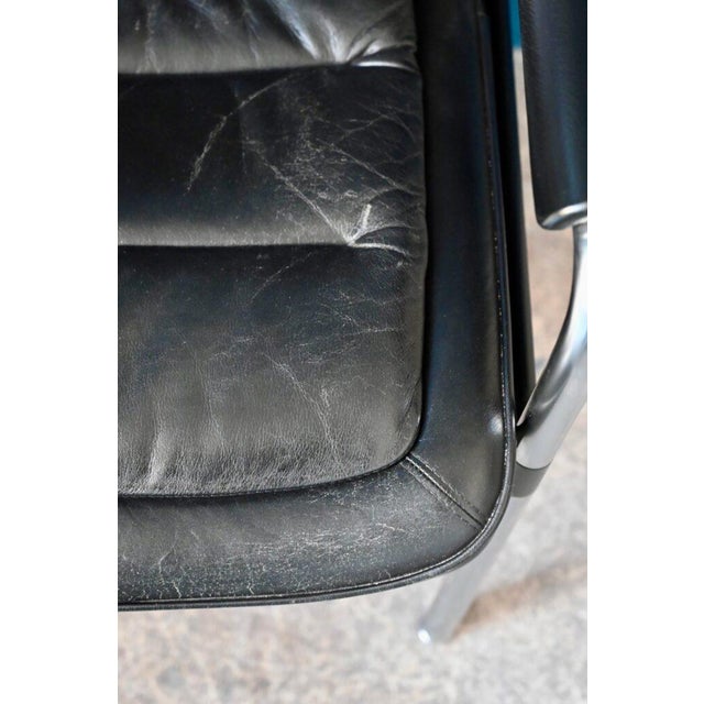 Leather Armchairs by Jorgen Kastholm for Kusch & Co, 1970s, Set of 4 For Sale - Image 13 of 18