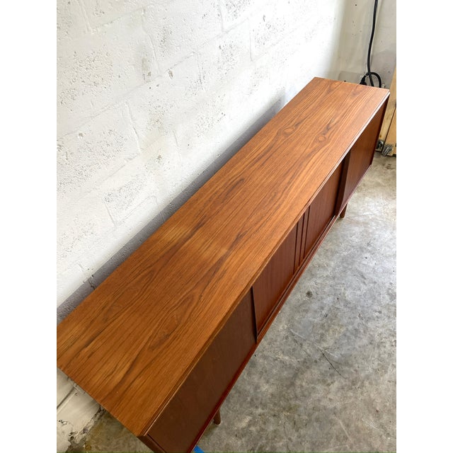 Danish Mid Century Modern Sideboard or Tv Console For Sale - Image 4 of 7