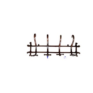 Wall-Mounted Coat Hook with Five Arms by Michael Thonet for Gebrüder Thonet, 1900 For Sale