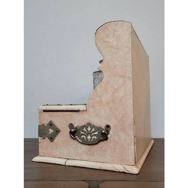 Antique English Tantalus / Games Set For Sale - Image 10 of 11