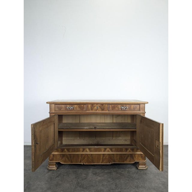 2000 - 2009 Louis Philippe Sideboard in Walnut and Walnut Burl For Sale - Image 5 of 12