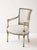 French French Directoire Painted Fauteuils For Sale - Image 3 of 6