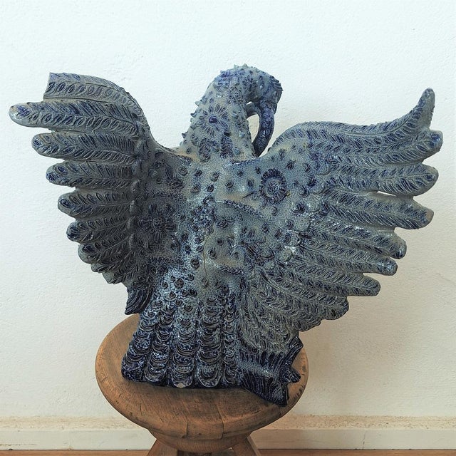 Eagle with Snake from Betschdorf Schmitter Alsace, 1945 For Sale - Image 6 of 9