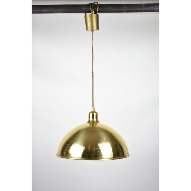 Brass Hanging Lamp, 70s For Sale - Image 13 of 14