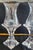 Hollywood Regency A Pair of 24% Lead Crystal Candleholders (Slovenia) For Sale - Image 3 of 9