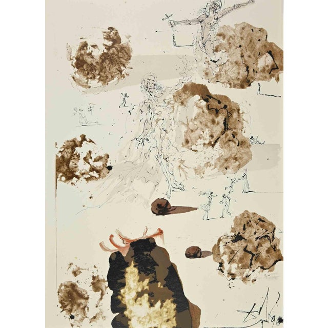 Salvador Dali, Omnes Gentes in Valle Josaphat, Lithograph, 1964 For Sale - Image 4 of 4