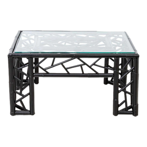 Painted Bamboo Coffee Table