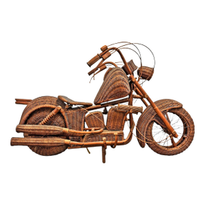 Woven Wicker Motorcycle by Tom Dixon