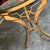 Metal 1980s Arteriors Modern Gold Leaf Finished Cinched Waist Side Table For Sale - Image 7 of 12