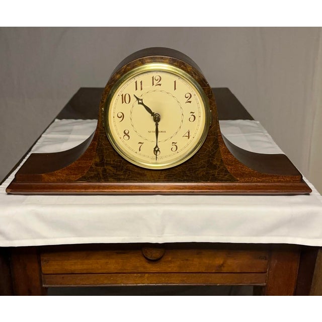 1940s Seth Thomas Mantle Electric Working Clock Staunton 2e Model 