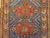 Kazakh Blue and Red Woolen Rug, 1920s For Sale - Image 14 of 18