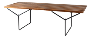 Wooden Slatted Bench from Harry Bertoia, 1960s