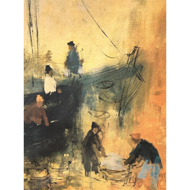 Textile Vintage Patricia Cunningham Painting For Sale - Image 7 of 7