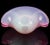 Glass Vintage Cenedese Murano Label Double Position Opal Pink Italian Art Glass Seashell Bowl Vase For Sale - Image 7 of 8