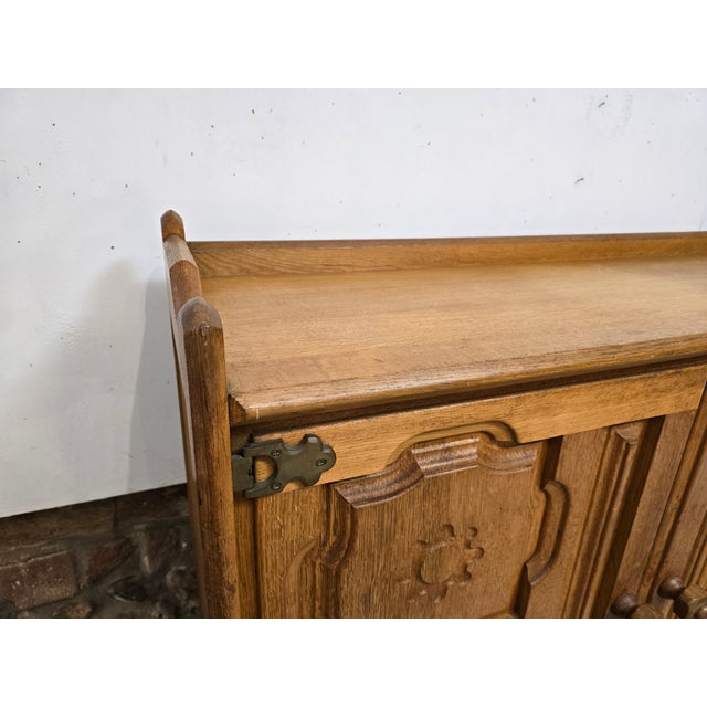 2-Door Buffet attributed to Guillerme et Chambron, 1970s For Sale - Image 6 of 18