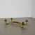 Modern Brutalist Brass and Leather Candleholder in the style of Auböck, 1950s For Sale - Image 3 of 18