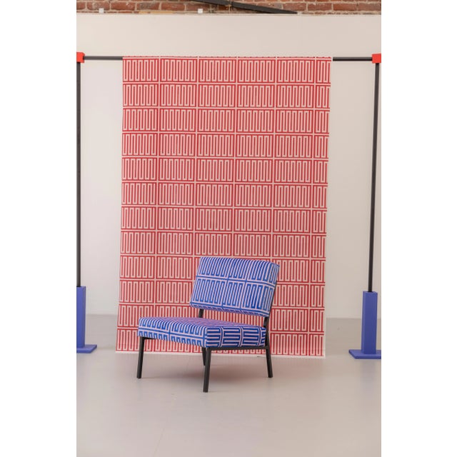 Not Yet Made - Made To Order Elios Blue and Pink O2 Armchair by Babel Brune For Sale - Image 5 of 6